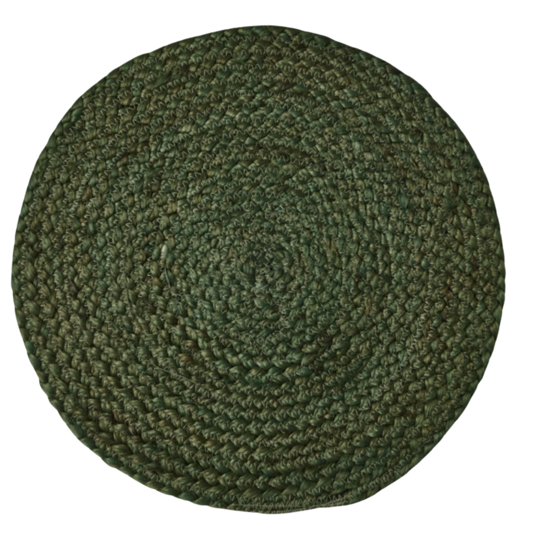 TAG Hemp Braided Green Placemat Default Title