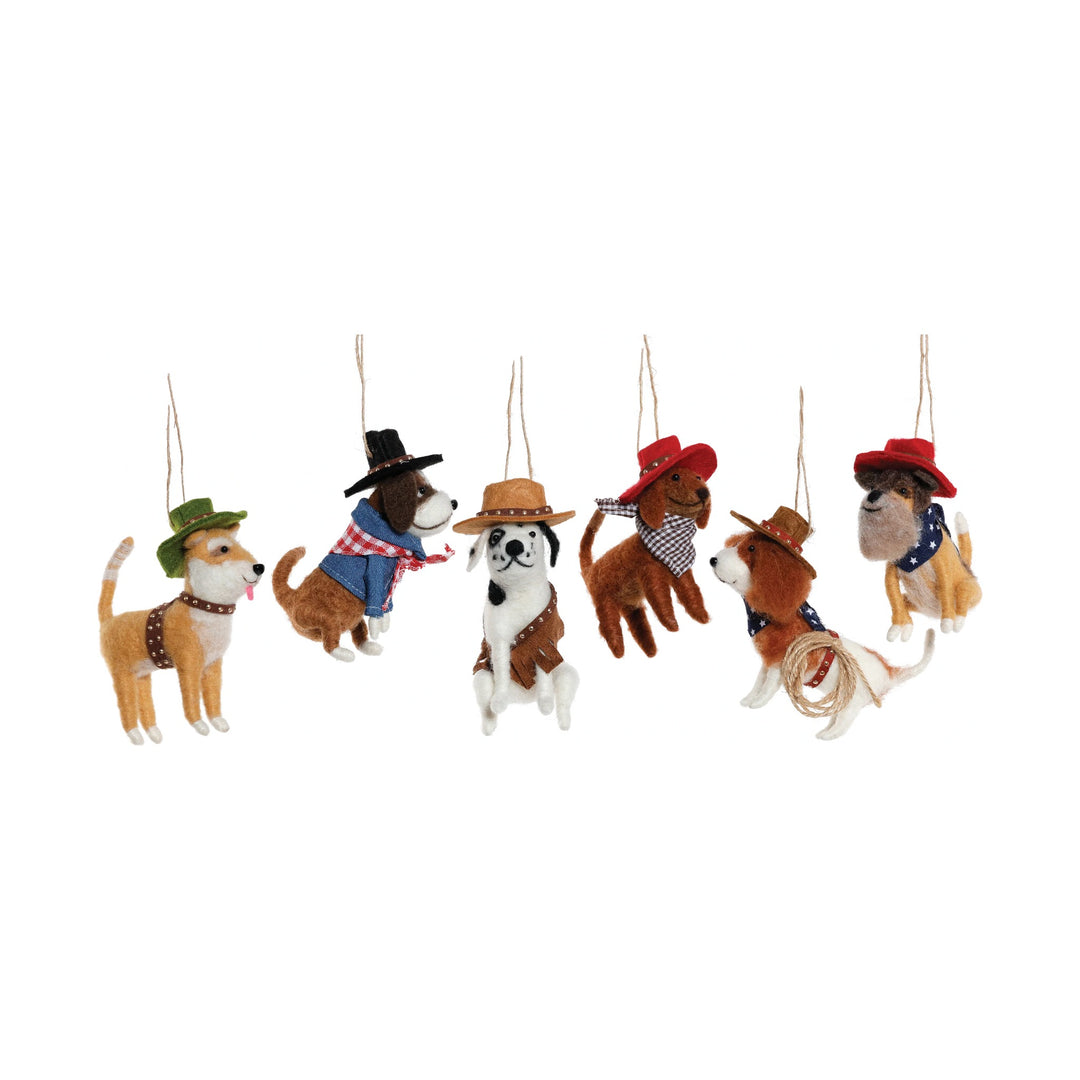 180 DEGREES Wool Western Dog Ornament Default Title