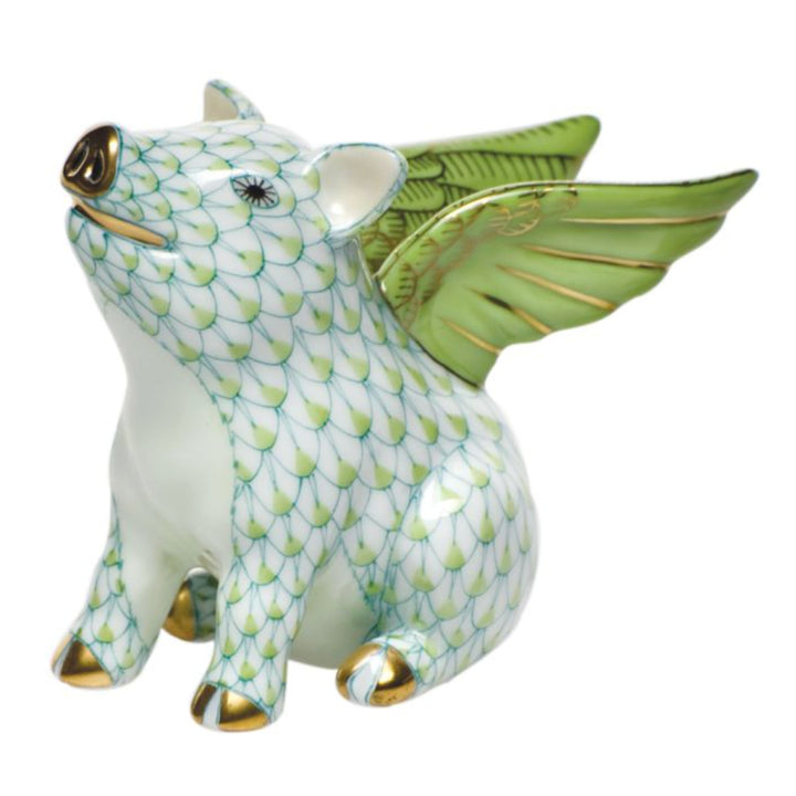 Herend When Pigs Fly Keylime