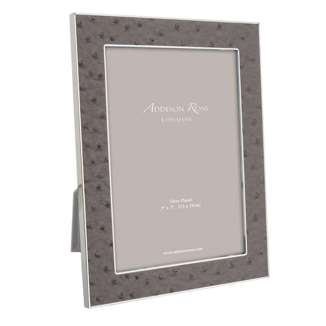 ADDISON ROSS Urban Ostrich Silver Frame Default Title