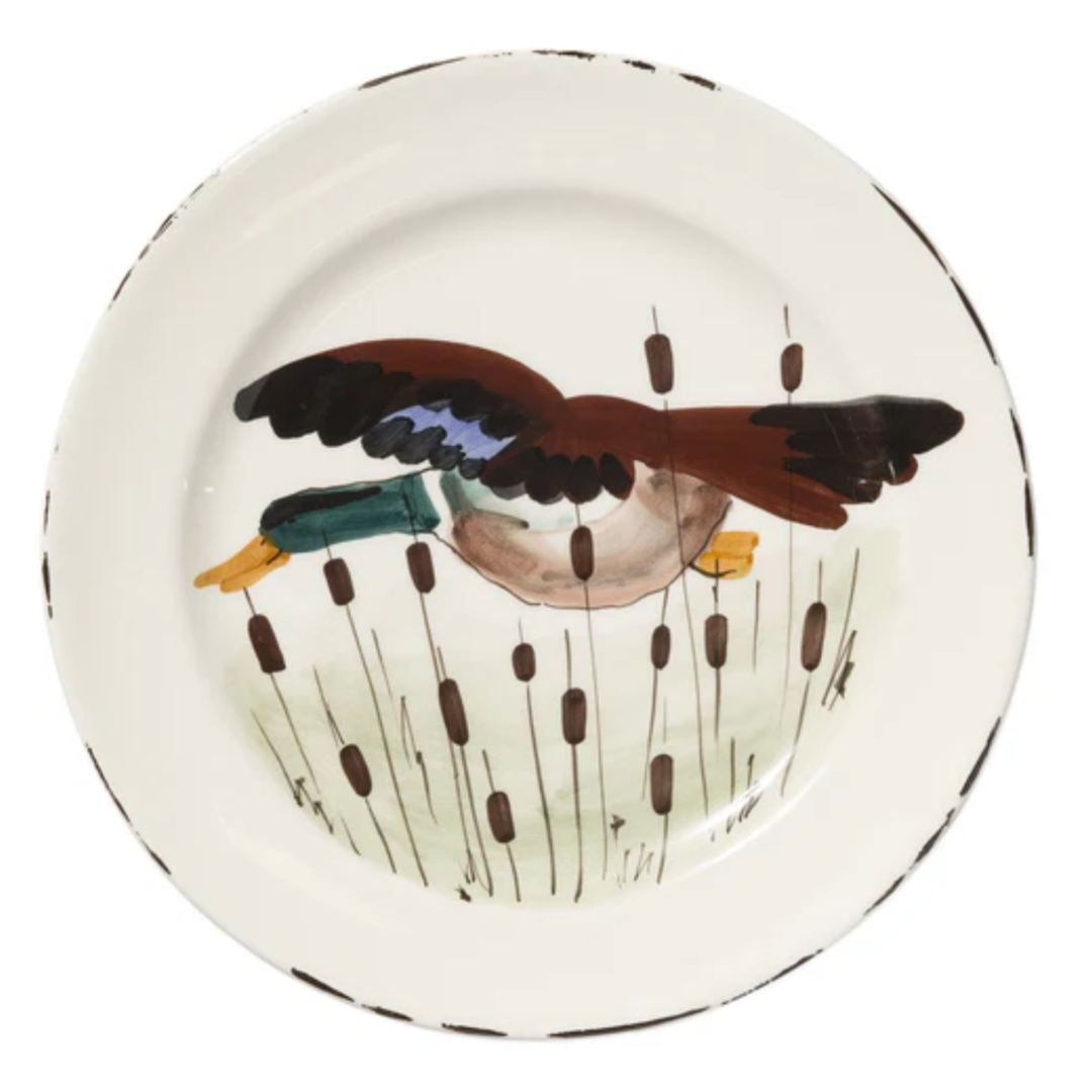 VIETRI Wildlife Mallard Dinner Plate