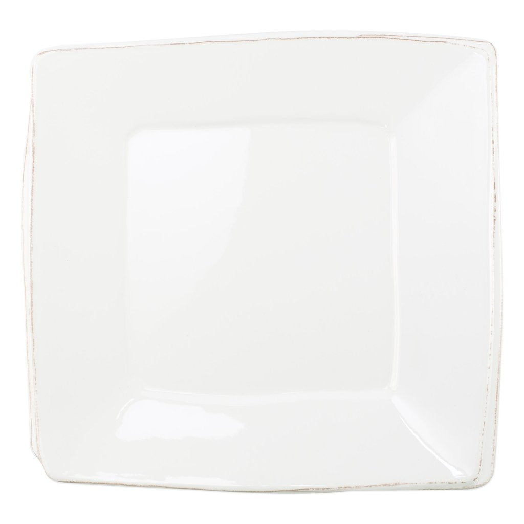 VIETRI Lastra White Square Platter Default Title