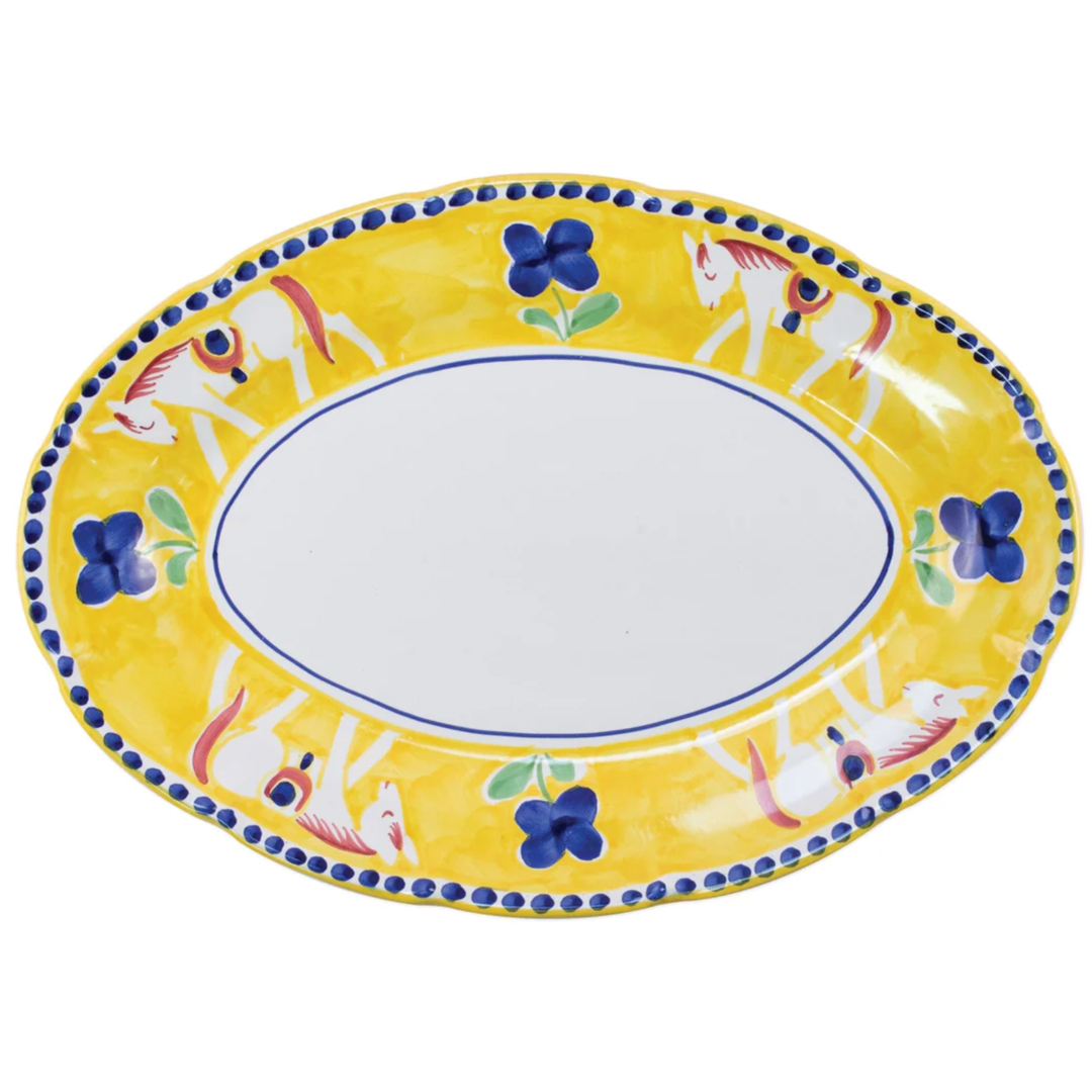VIETRI Campagna Cavallo Oval Platter