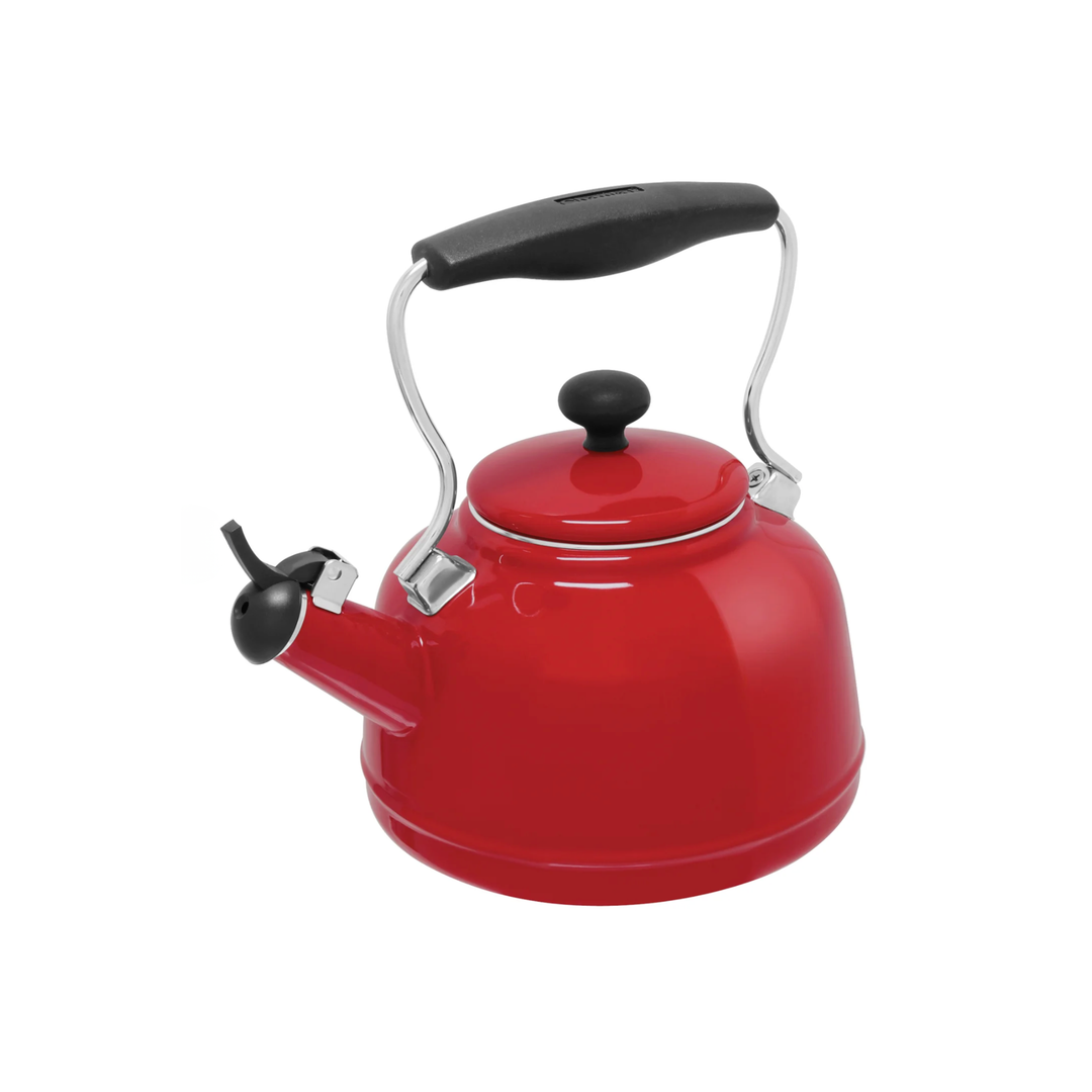 CHANTAL Red Vintage Enamel Tea Kettle Default Title