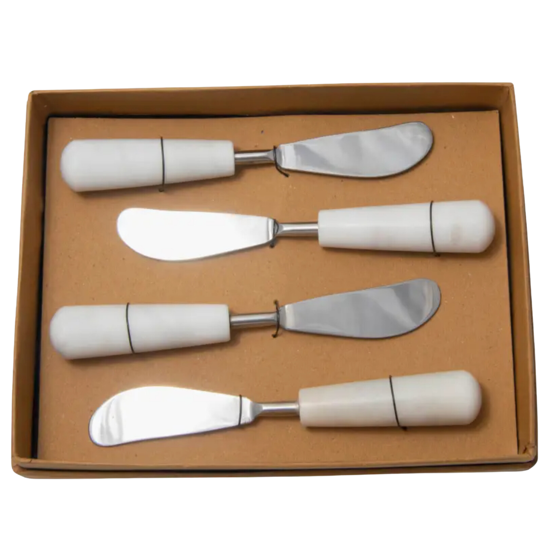 BIDKHOME Marble Spreader Set Of 4