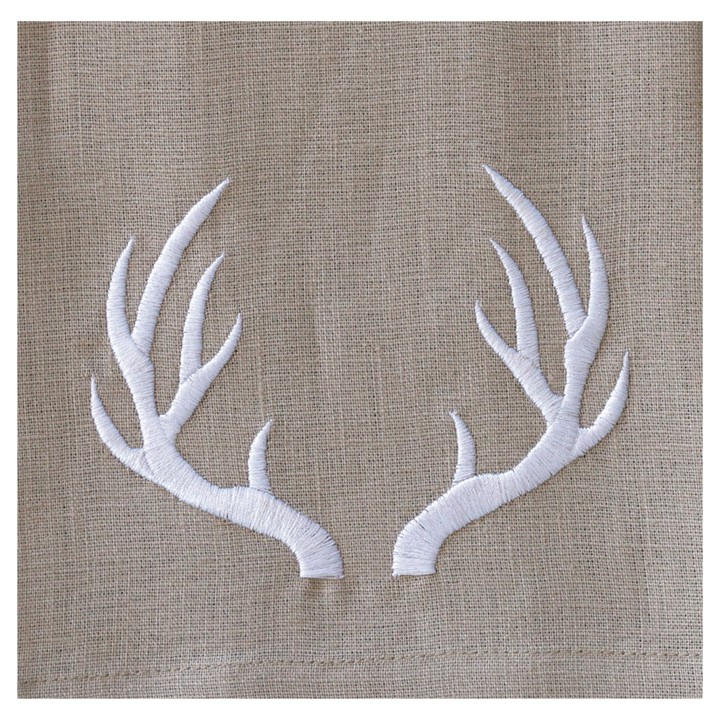 ARTE ITALICA Antlers Linen Hand Towel