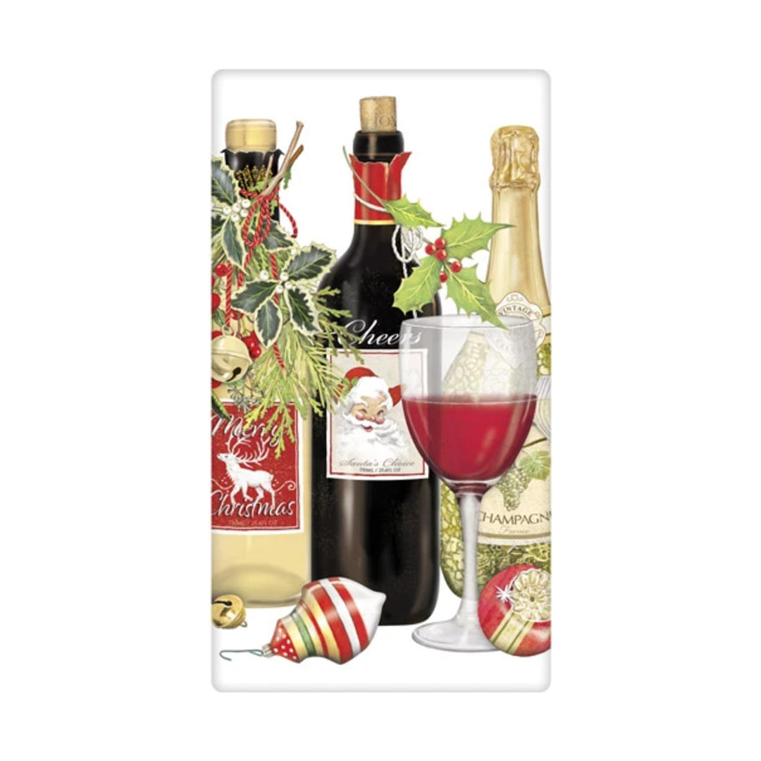 MARY LAKE THOMPSON Celebrate Wine Bagged Towel Default Title