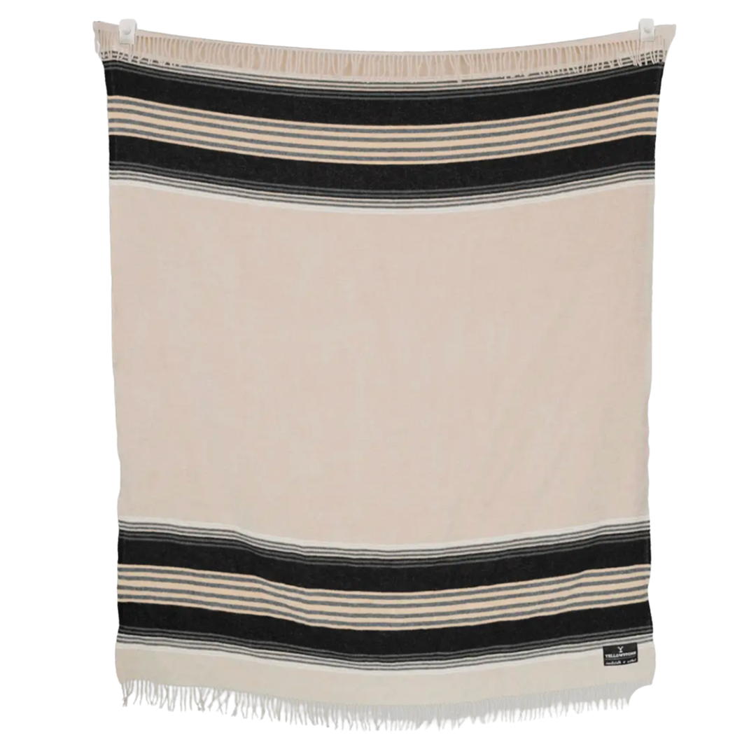 SACKCLOTH AND ASHES SACKCLOTH & ASHES YELLOWSTONE BONE THROW BLANKET Default Title