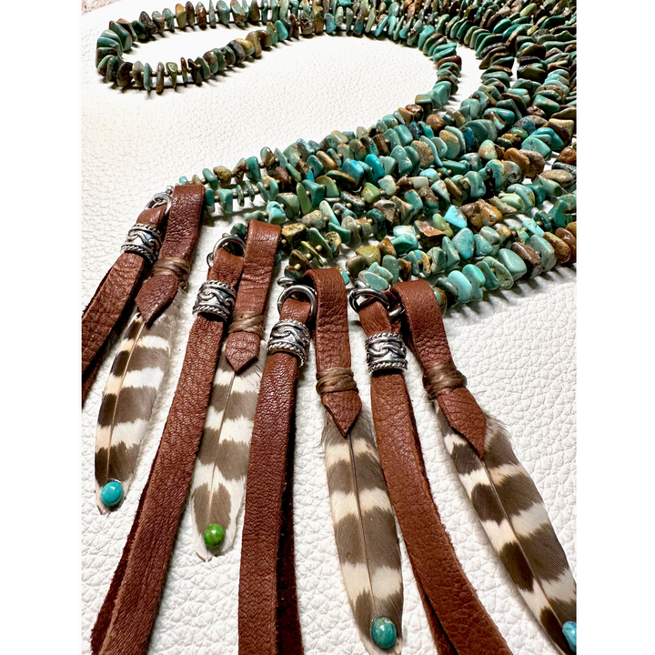 FLEURDESIGNZ WESTERN JEWELRY Natural Turquoise Hatband