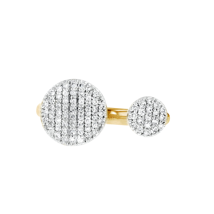 Phillips House Infinity Affair Yellow Gold And Diamond Double Open Ring Default Title