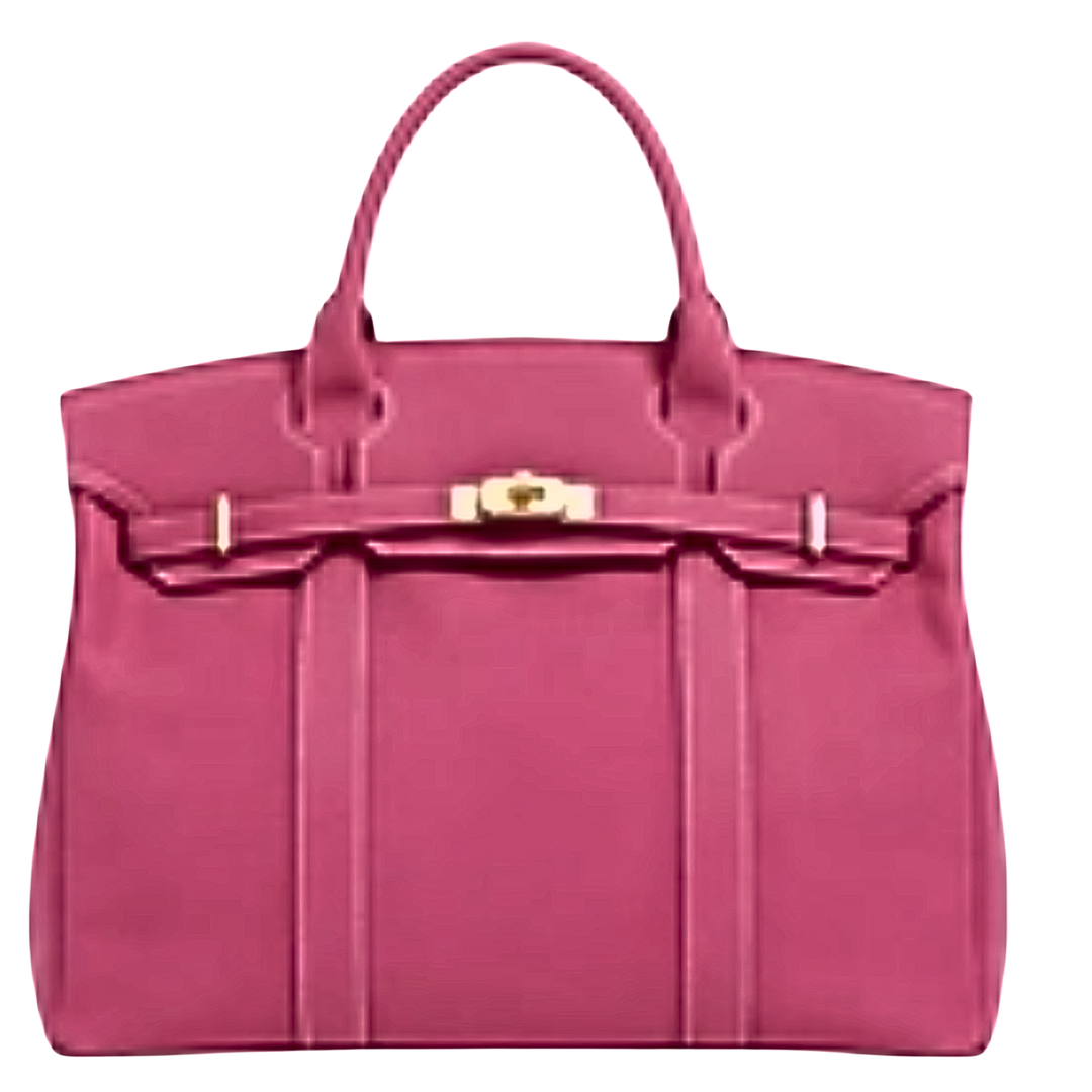 PROPERLY MARKED Iconic Boatkin Canvas Boat Pink Travel Bag Default Title