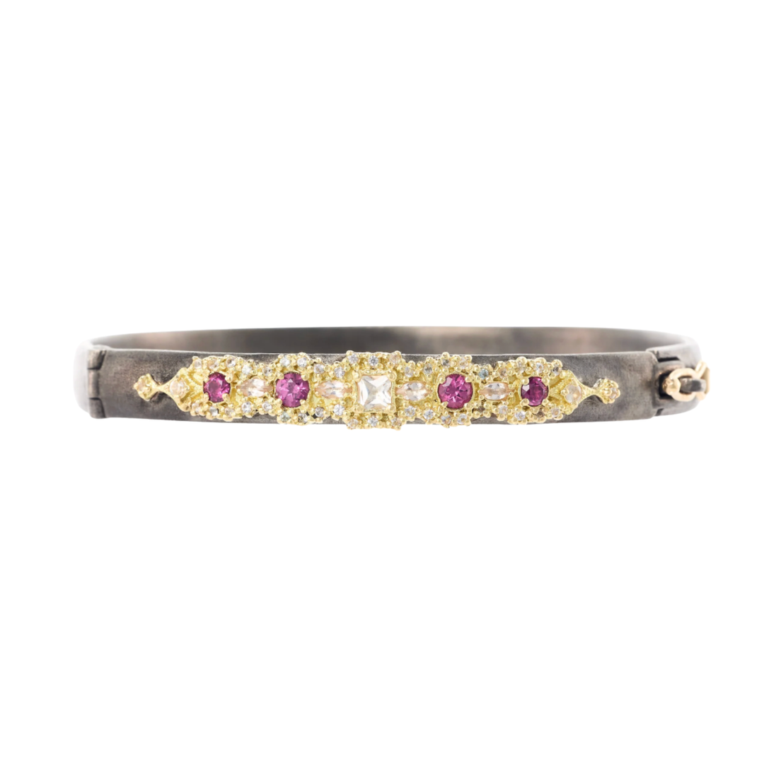 ARMENTA Bracelet With Multi Gemstones In Yellow Gold And Sterling Default Title