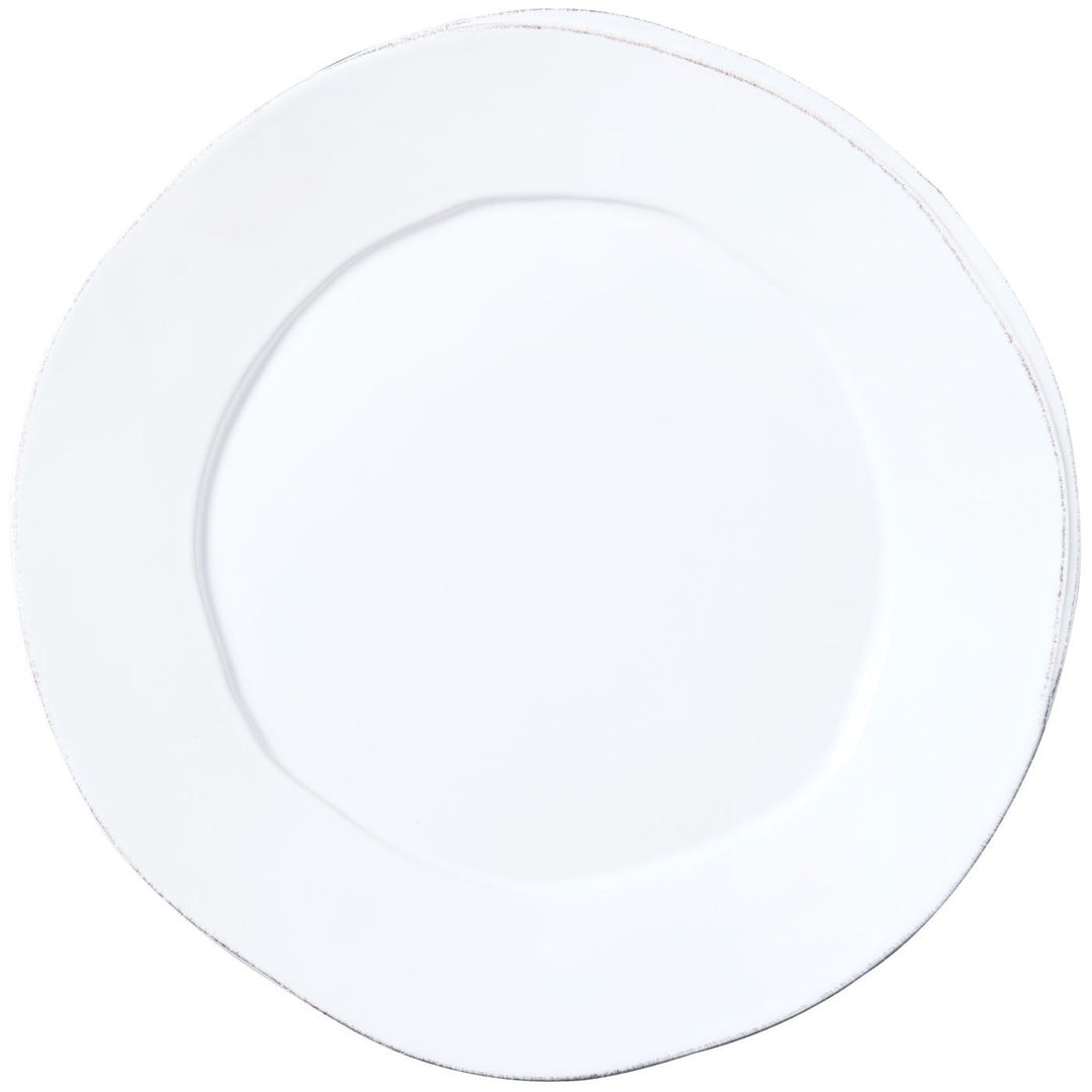 VIETRI Lastra White Round Platter Default Title