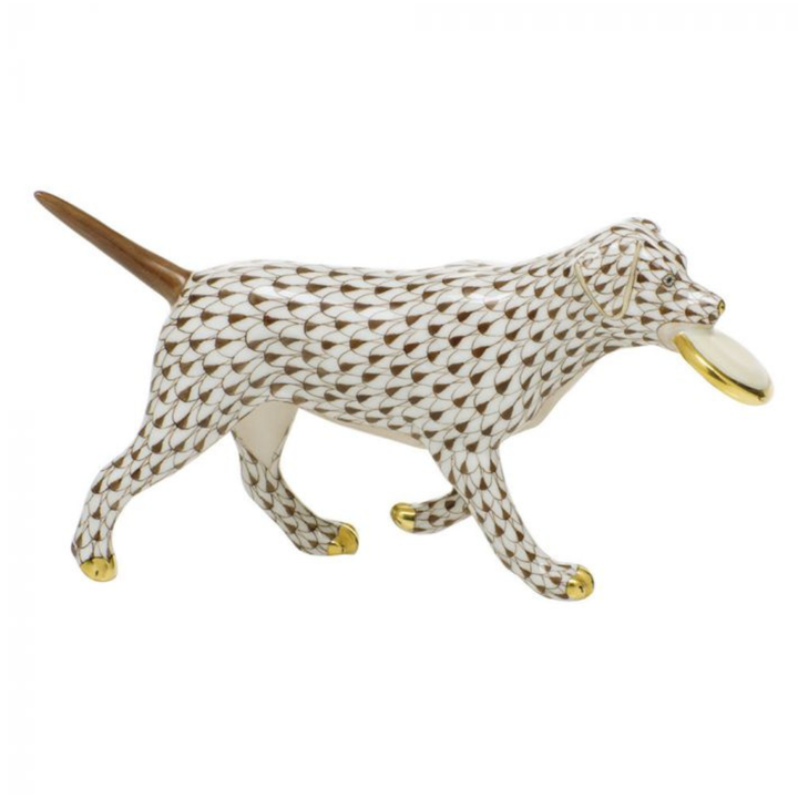 HEREND Frisbee Dog CHOCOLATE