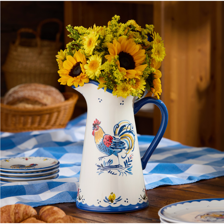 CERTIFIED INTERNATIONAL French Rooster Pitcher