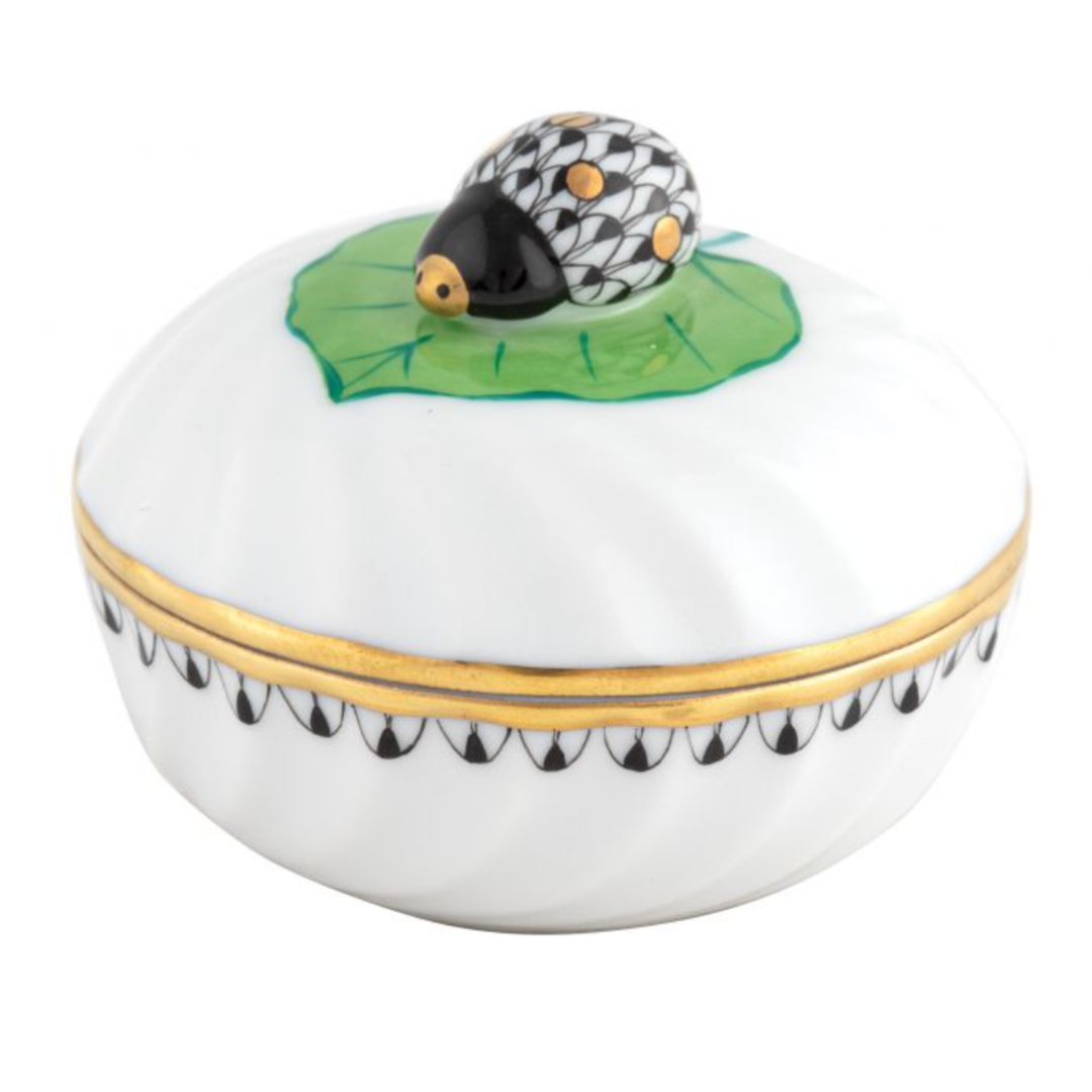 HEREND HEREND LADYBUG BOX BLACK Default Title