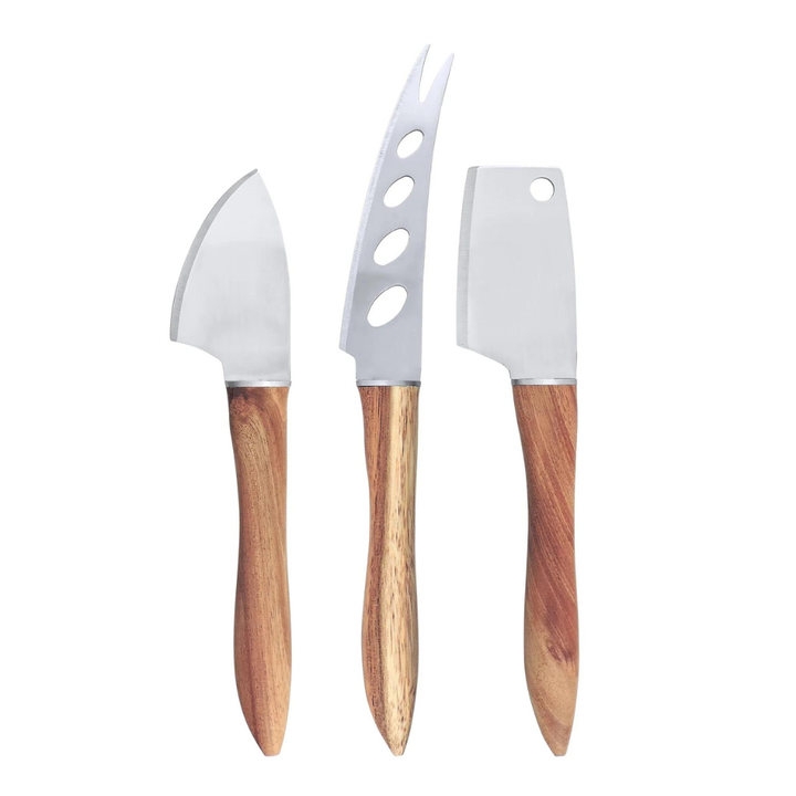 SWISSMAR 3 PC Acacia Knife Set Default Title