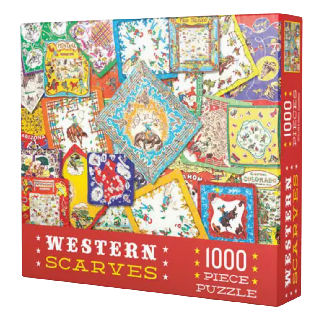 GIBBS SMITH Western Scarves Puzzle Default Title