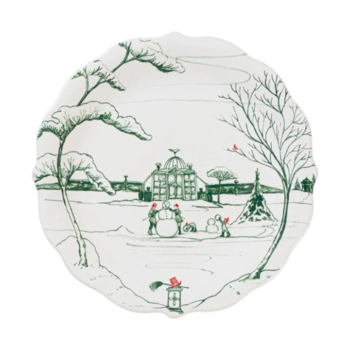 JULISKA Individually Sold Country Estate Winter Frolic Evergreen Party Plate