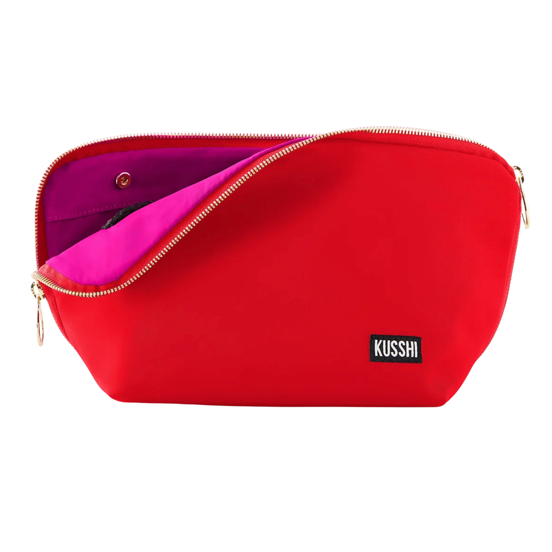Signature Red And Pink Makeup Bag