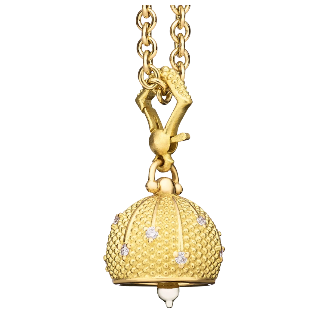 PAUL MORELLI Sequence Meditation #3 Bell 18K Yellow Gold With Diamonds