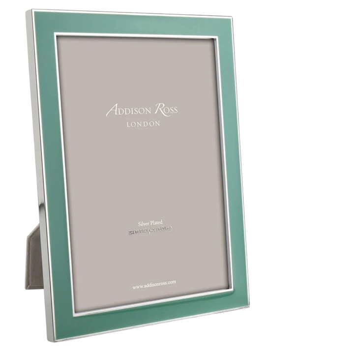 ADDISON ROSS Silver Trim And Enamel Duck Egg Frame