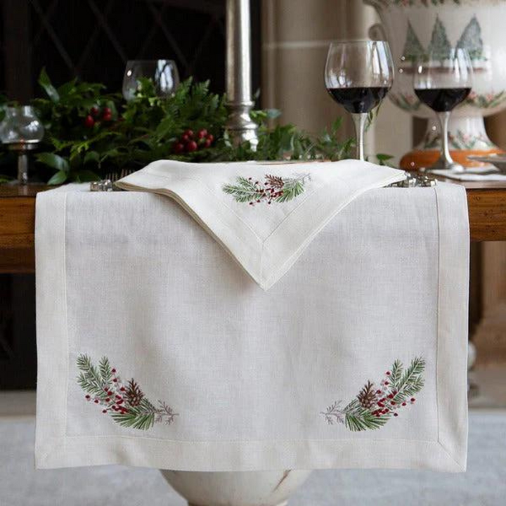 ARTE ITALICA Natale Sprig Table Runner Default Title