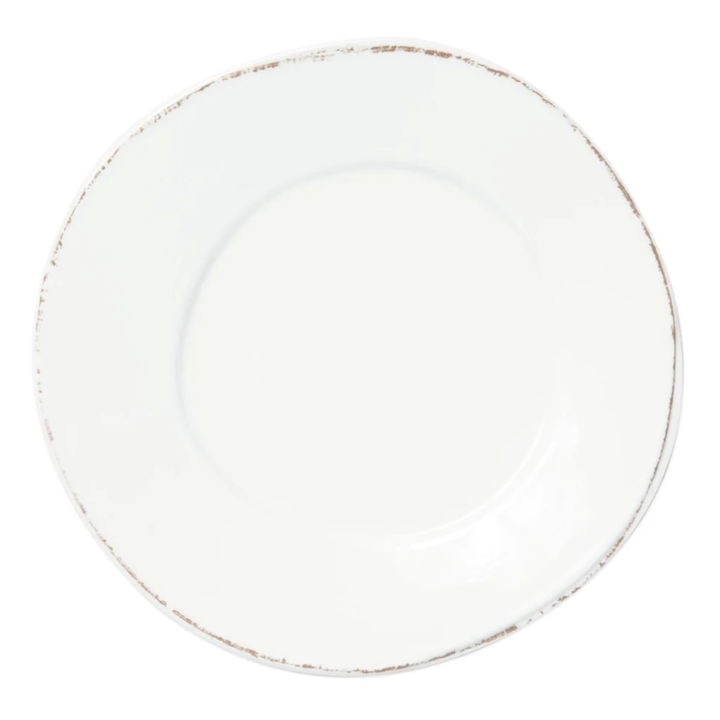 VIETRI Melamine Lastra White Dinner Plate Default Title