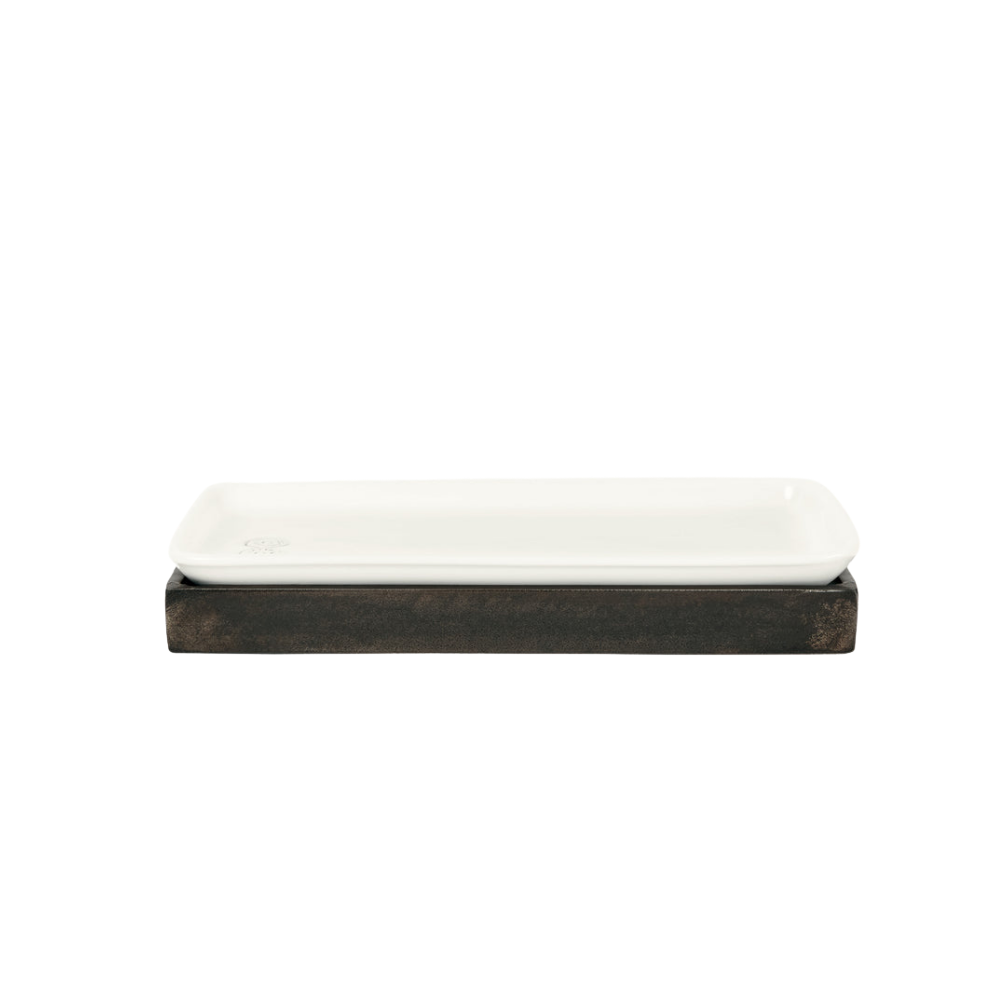 JAN BARBOGLIO Ceramica Blaca White Chica Platter