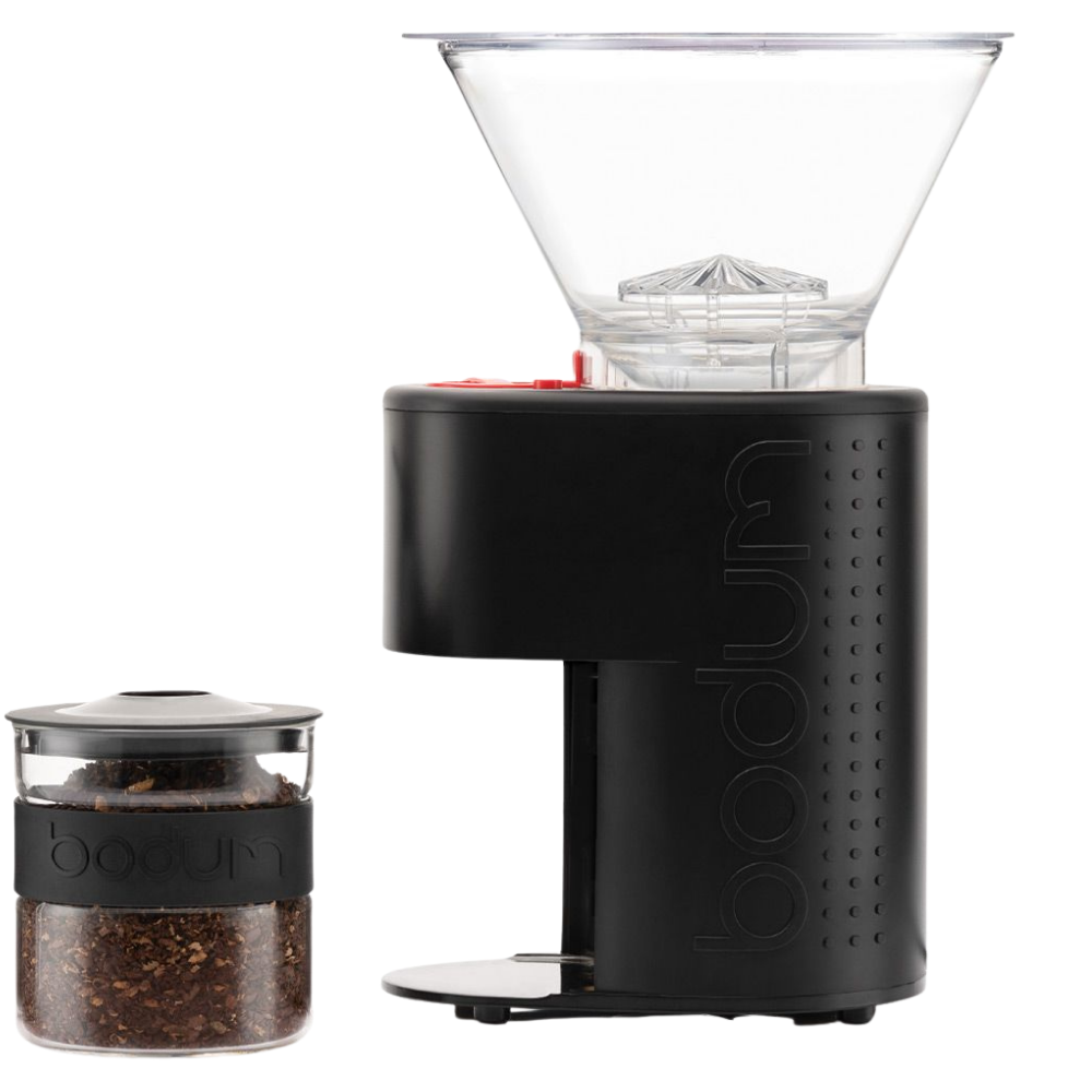 BODUM Bistro Electric Coffee Grinder With Glass Catcher
