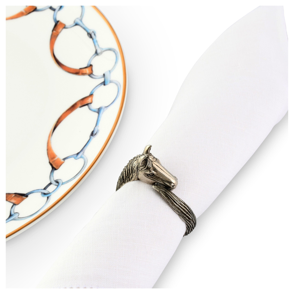 VAGABOND HOUSE Horse Head Napkin Ring