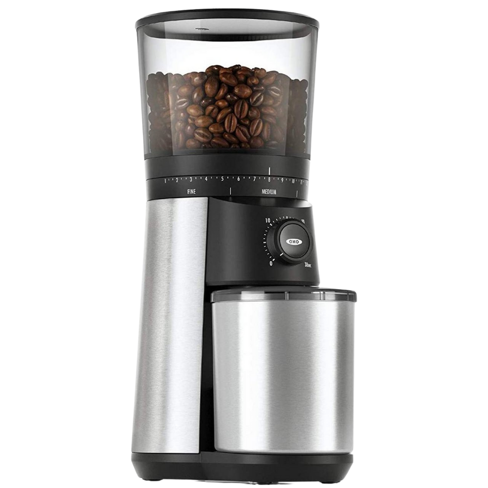 OXO GOOD GRIPS Brew Time Based Conical Burr Coffee Grinder