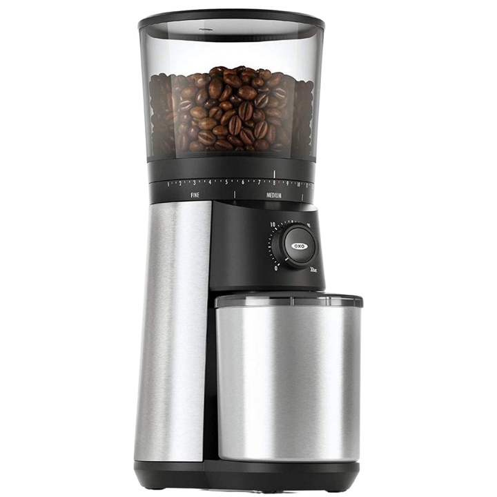 OXO GOOD GRIPS Brew Time Based Conical Burr Coffee Grinder