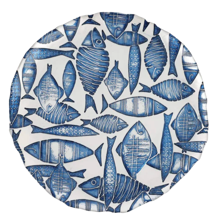 VIETRI VIETRI ISOLA GLASS SHALLOW BOWL