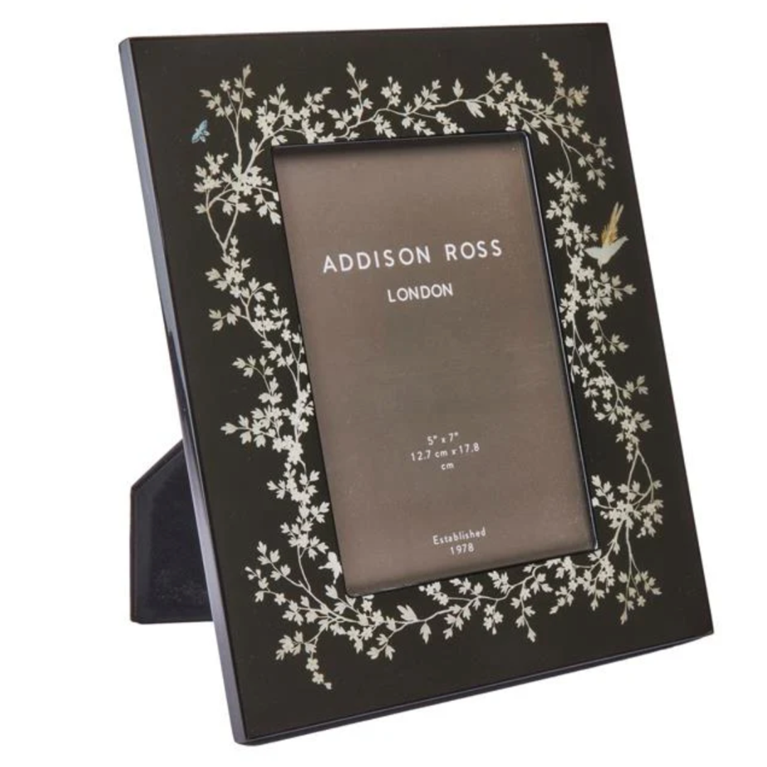 ADDISON ROSS Black Chinoiserie Frame 5" X 7" Default Title