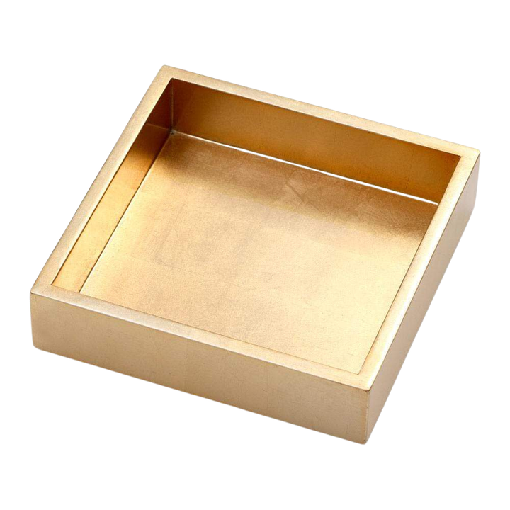 Gold Lacquer Luncheon Napkin Holder