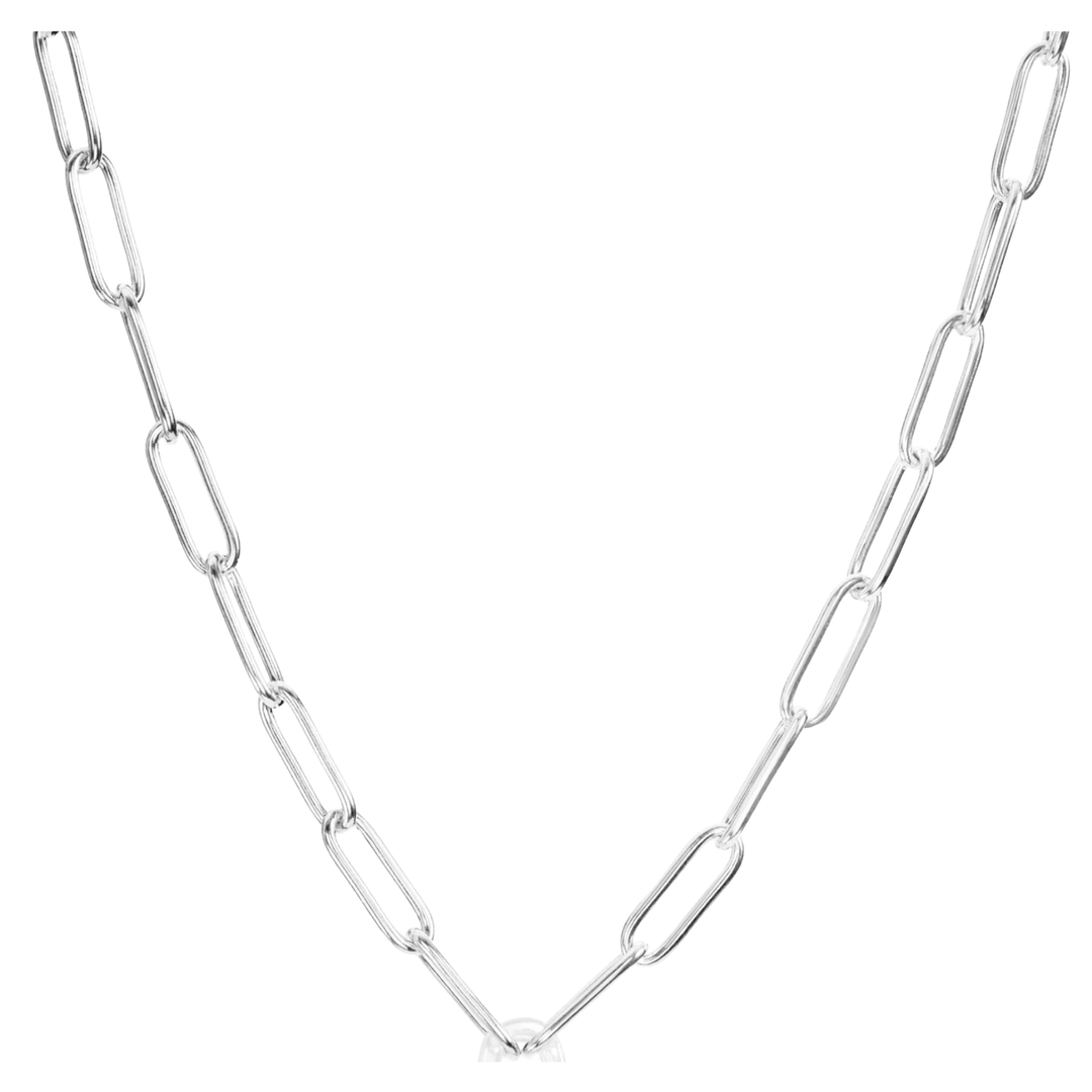 HEATHER B. MOORE 5.2 MMSilver Link Chain 24" Default Title