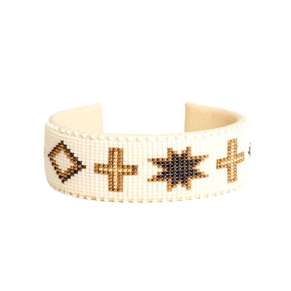 ETKIE Noelle Glass Bead Cuff Default Title