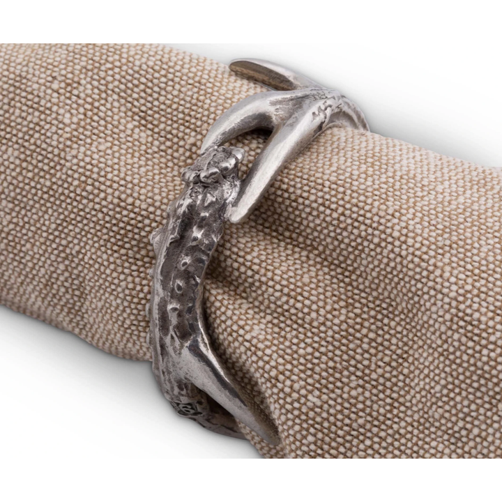 VAGABOND HOUSE Pewter Antler Napkin Ring