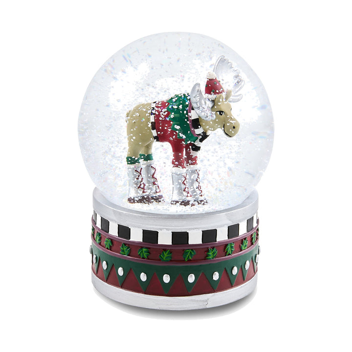 MACKENZIE CHILDS MacKenzie-Childs Patience Brewster Mooseltoe Snow Globe