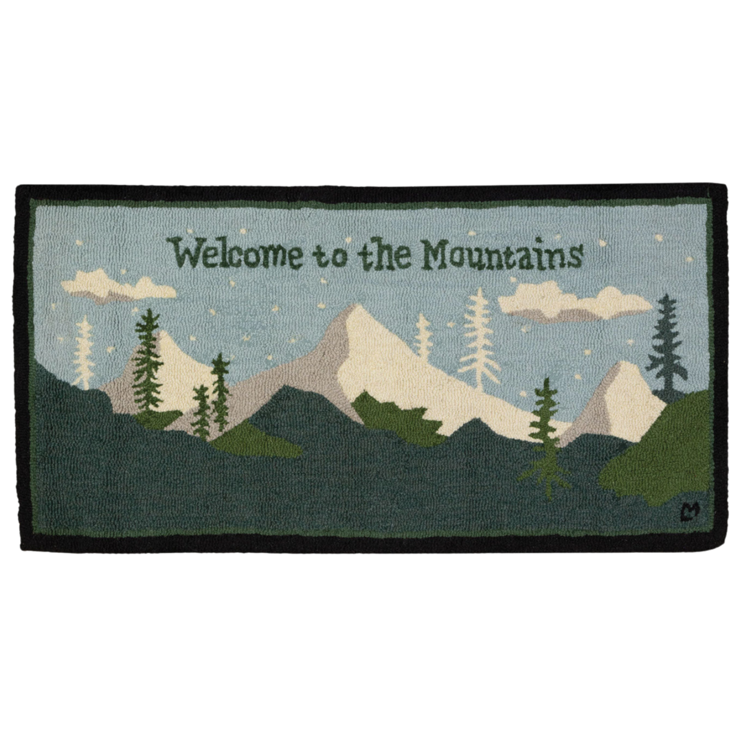 CHANDLER 4 CORNERS Welcome To The Mountain Rug