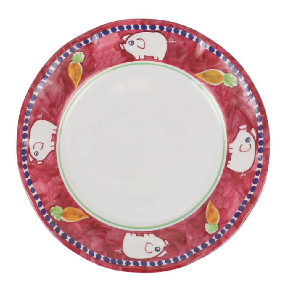 VIETRI Melamine Campagna Porco Dinner Plate Default Title