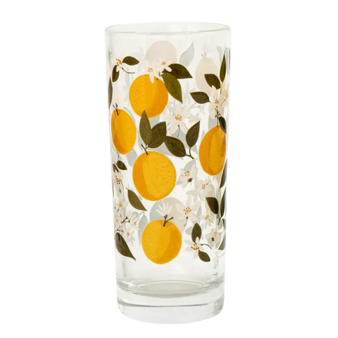 PAPER FARM PRESS Berry And Citrus Tall Orange Juice Glass