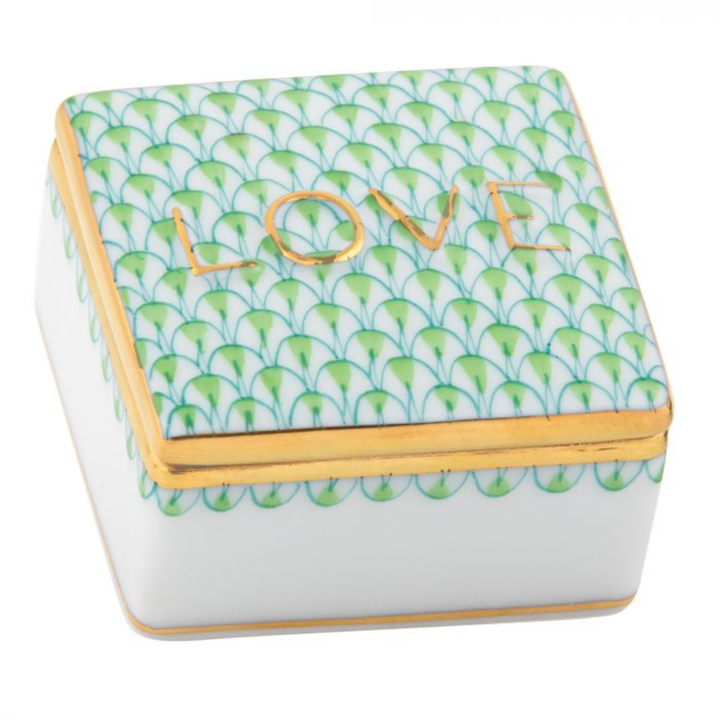 HEREND Love Box KEYLIME