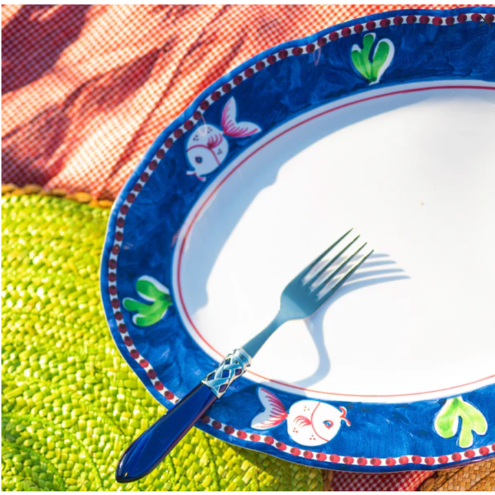 VIETRI Melamine Campagna Pesce Oval Platter
