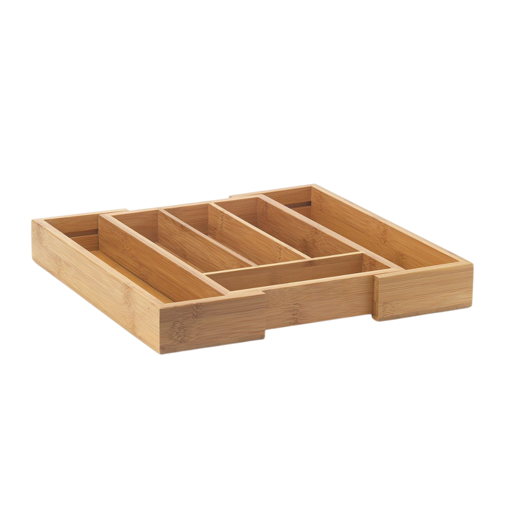 HAROLD IMPORTS Bamboo Silverware Storage
