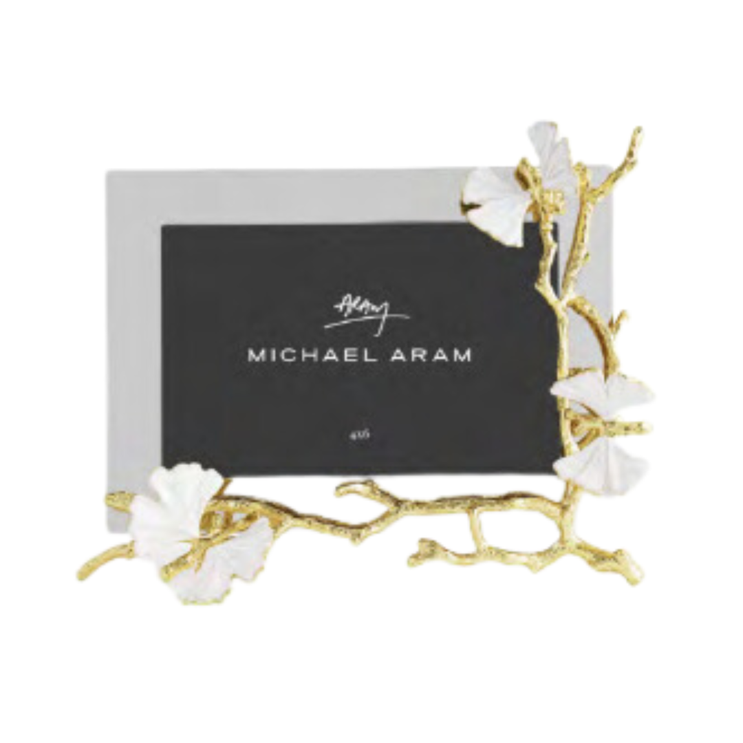 MICHAEL ARAM Butterfly Ginko Gold Reflective Frame