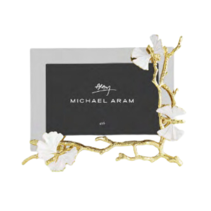 MICHAEL ARAM Butterfly Ginko Gold Reflective Frame