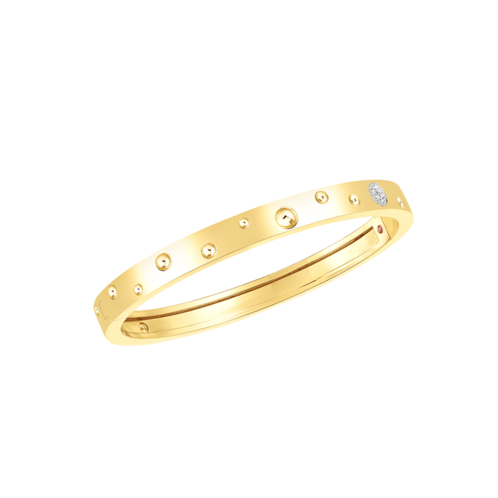 ROBERTO COIN YELLOW GOLD POIS MOI LUNA BANGLE