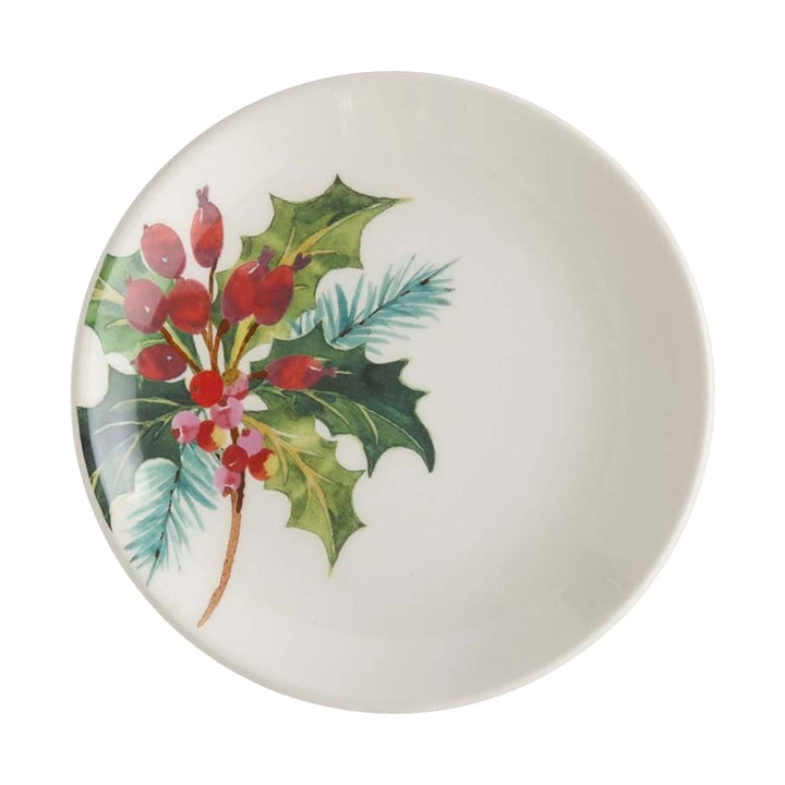 PORTMEIRION Botanic Garden Christmas Holly Side Plate
